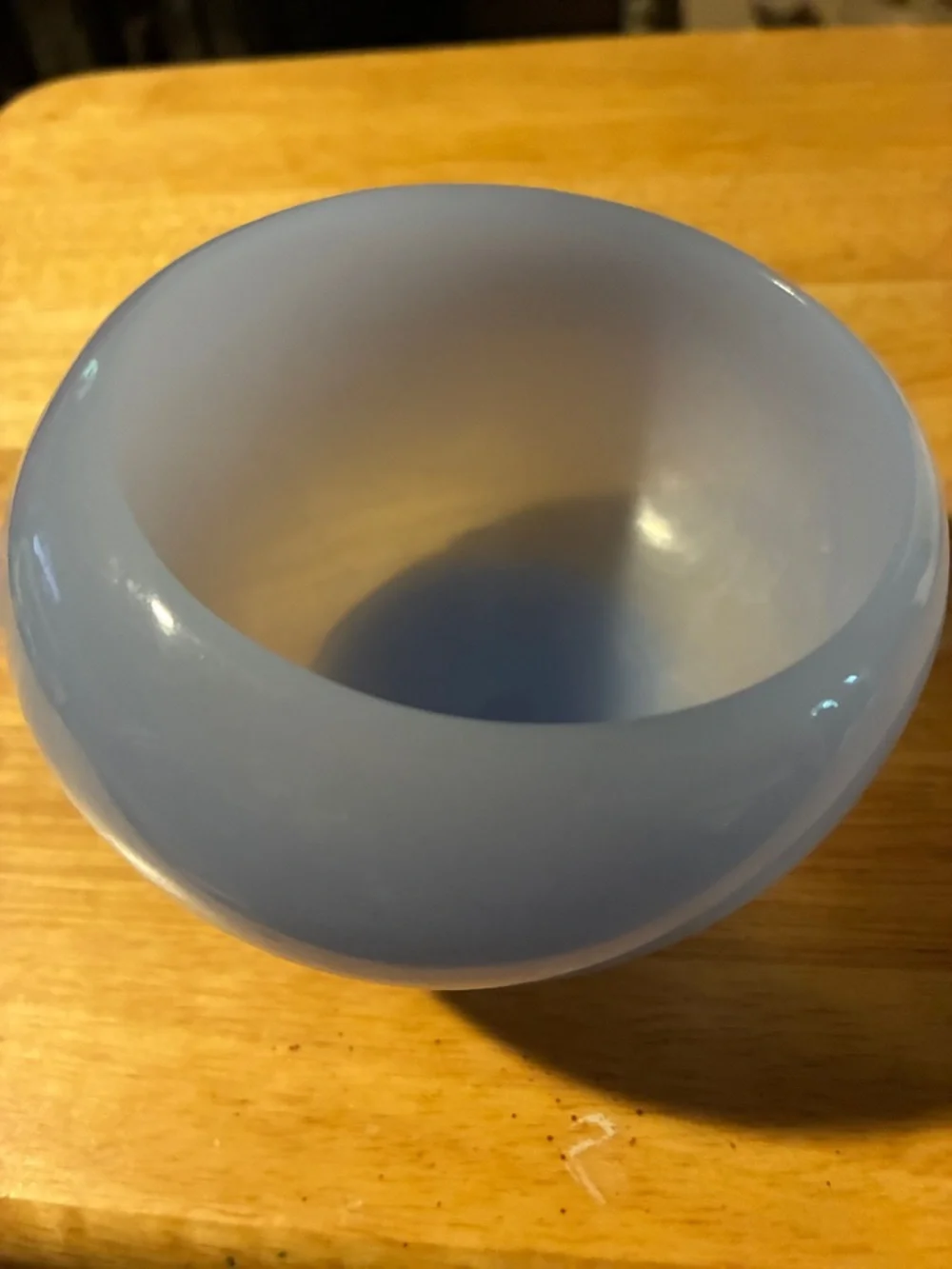 Light Blue Resin Cotton Bowl Dish
